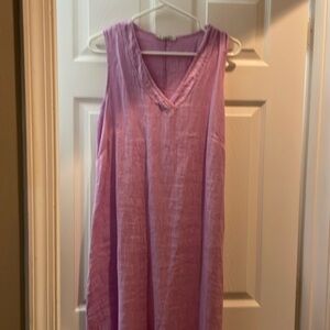 Linen sun dress